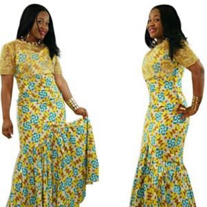 Women's Ankara Gown Design WAGD001