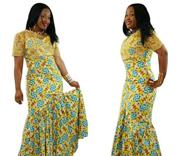 Women's Ankara Gown Design WAGD001